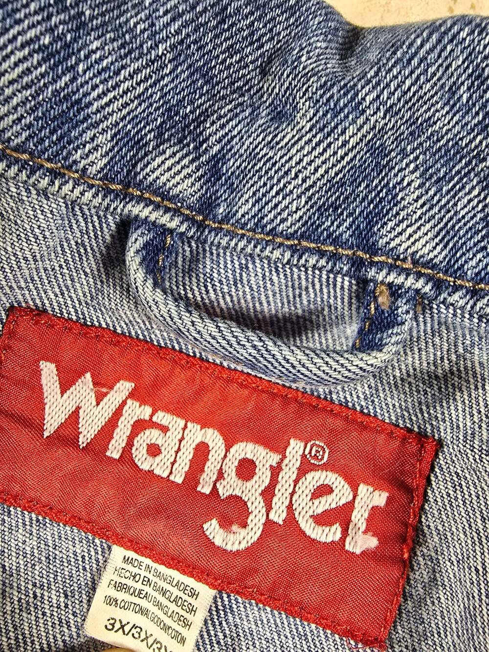 Wrangler Men's Denim Trucker Vest - Picture 3 of 7